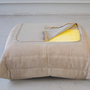 Togo Ottoman Cord Beige 3