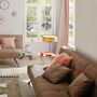 Deckenleuchte 3-flammig Metall Holz Beige 2