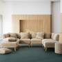 Alfred 1-Sitzer Modul Velour Matt Beige 3