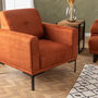 Modern armchair Orange 1