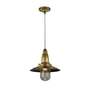 1-flammige Pendelleuchte Messing 1