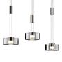 LED-Pendelleuchte Lavin Silber 0
