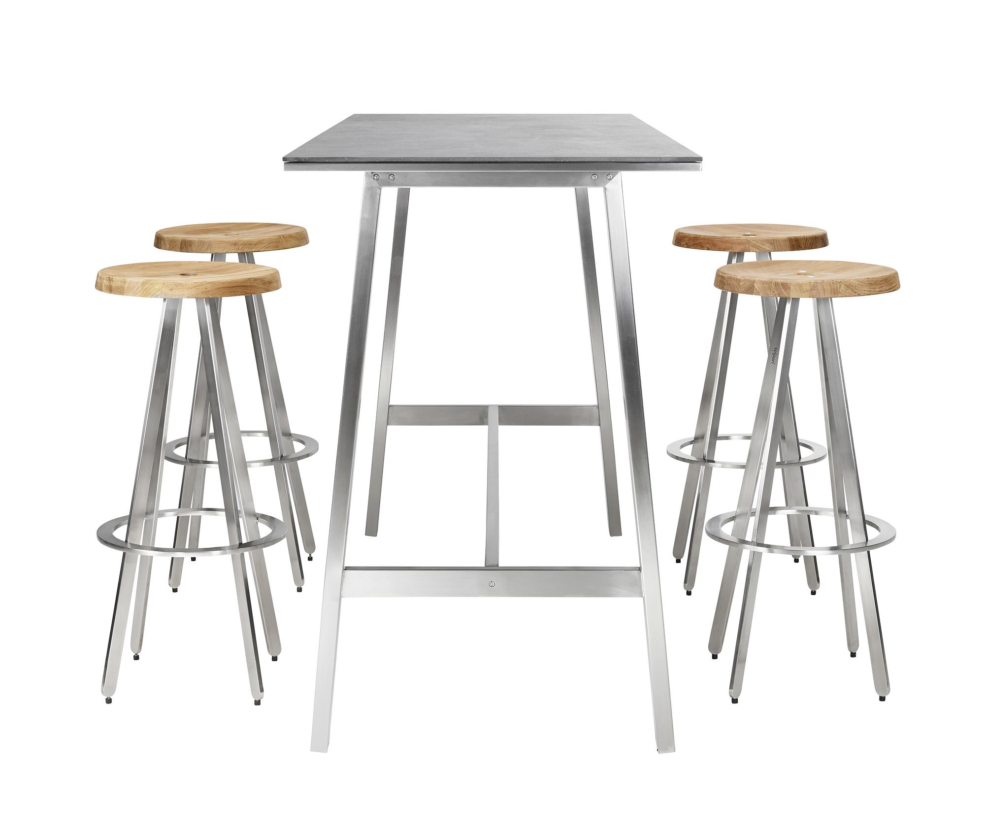 Bari Bar Table Steel Ceramic Anthracite 4