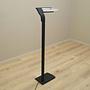 Floor lamp metal glass 1990s 2