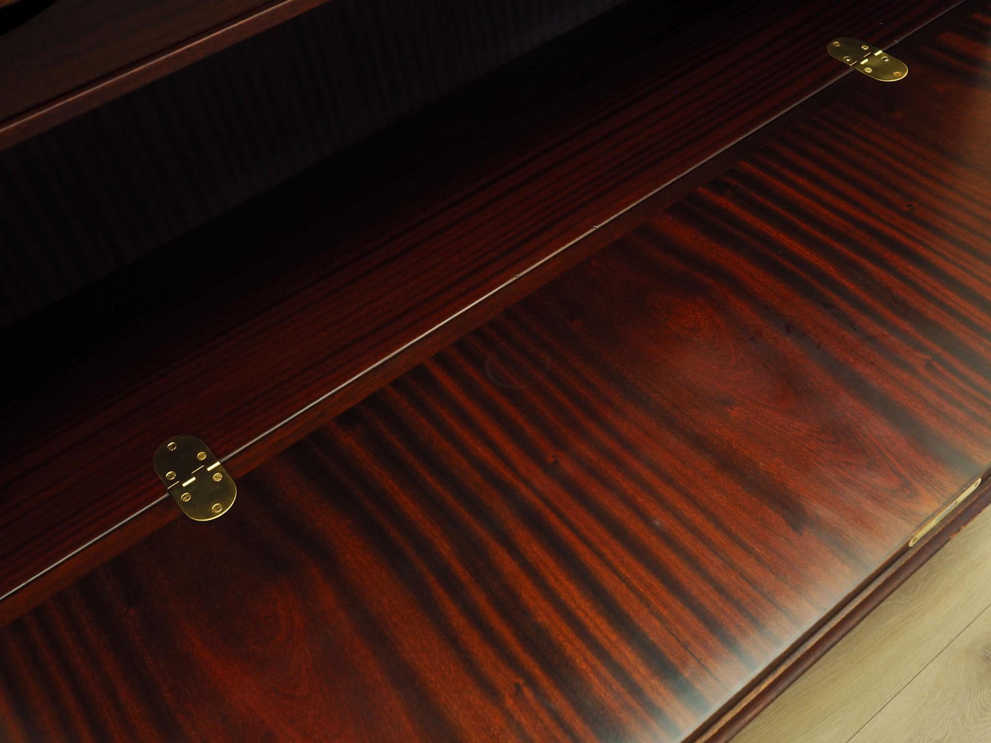 Mahogany bookcase 1970s 9