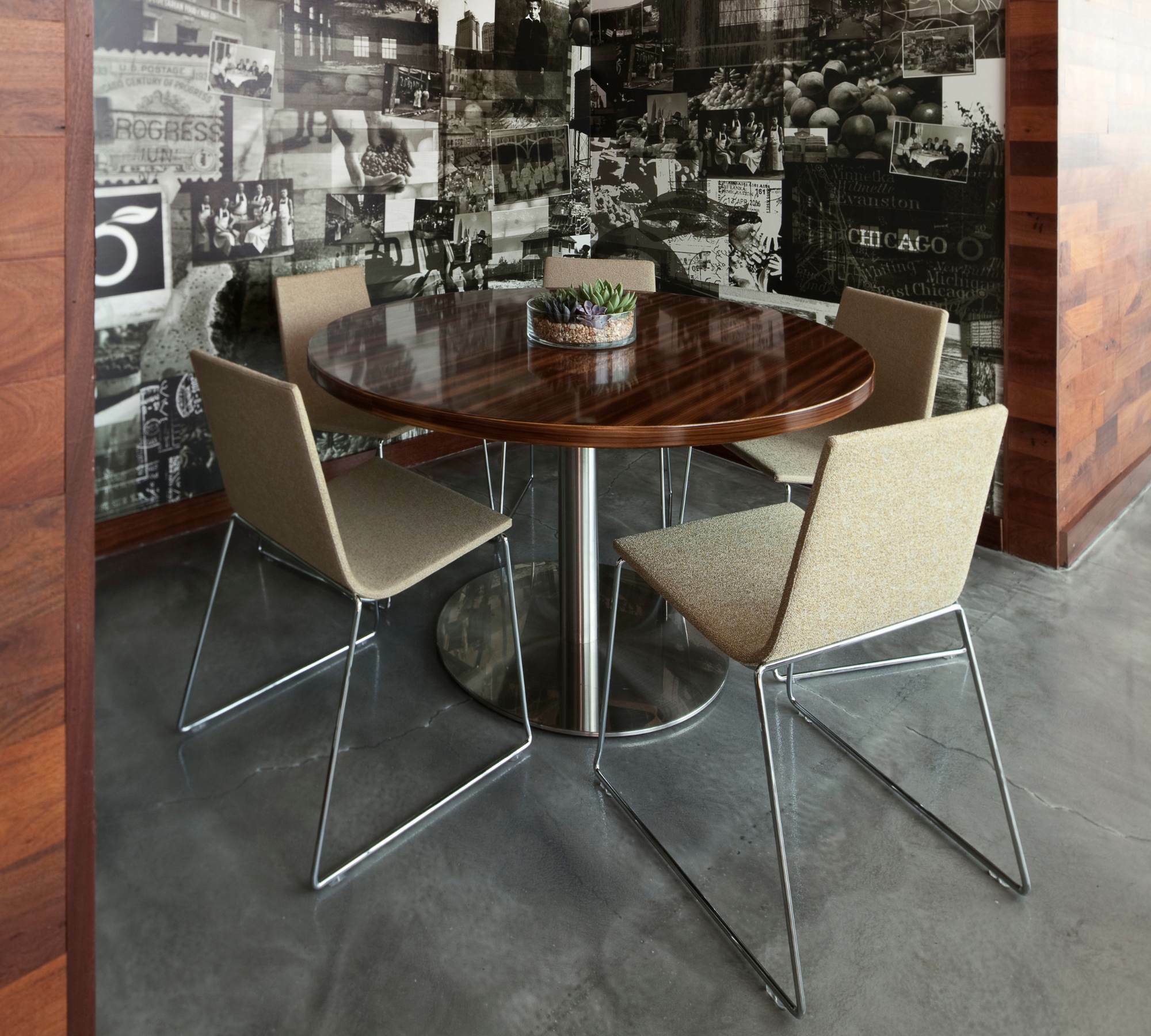 Lineal SI0582 Esszimmerstuhl Webstoff Beige 1