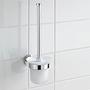 WC-Bürste Bosio I Milchglas Edelstahl Silber 2