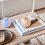 Kojo Vase Glas Blau 0