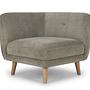 Alfred 1-Sitzer Eckmodul Rechts Planet Grey Green 4