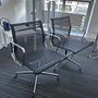 Charles Eames EA108 Aluminium Chair Netzstoff Schwarz 0