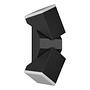 LED Wall Lamp Avon Type A 2-Light Polycarbonate Aluminum 3