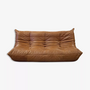 Togo Sofa 3-Sitzer Pull-Up-Leder Tabakbraun 0