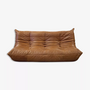 Togo Sofa 3-seater pull-up leather tobacco brown 0