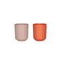 2x Pullo Becher Pink 0