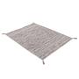 Flachgewebeteppich Kelim Azizi Baumwolle Beige 80 x 150 cm 2