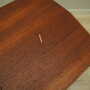 Vintage sewing table teak brown 1960s 8