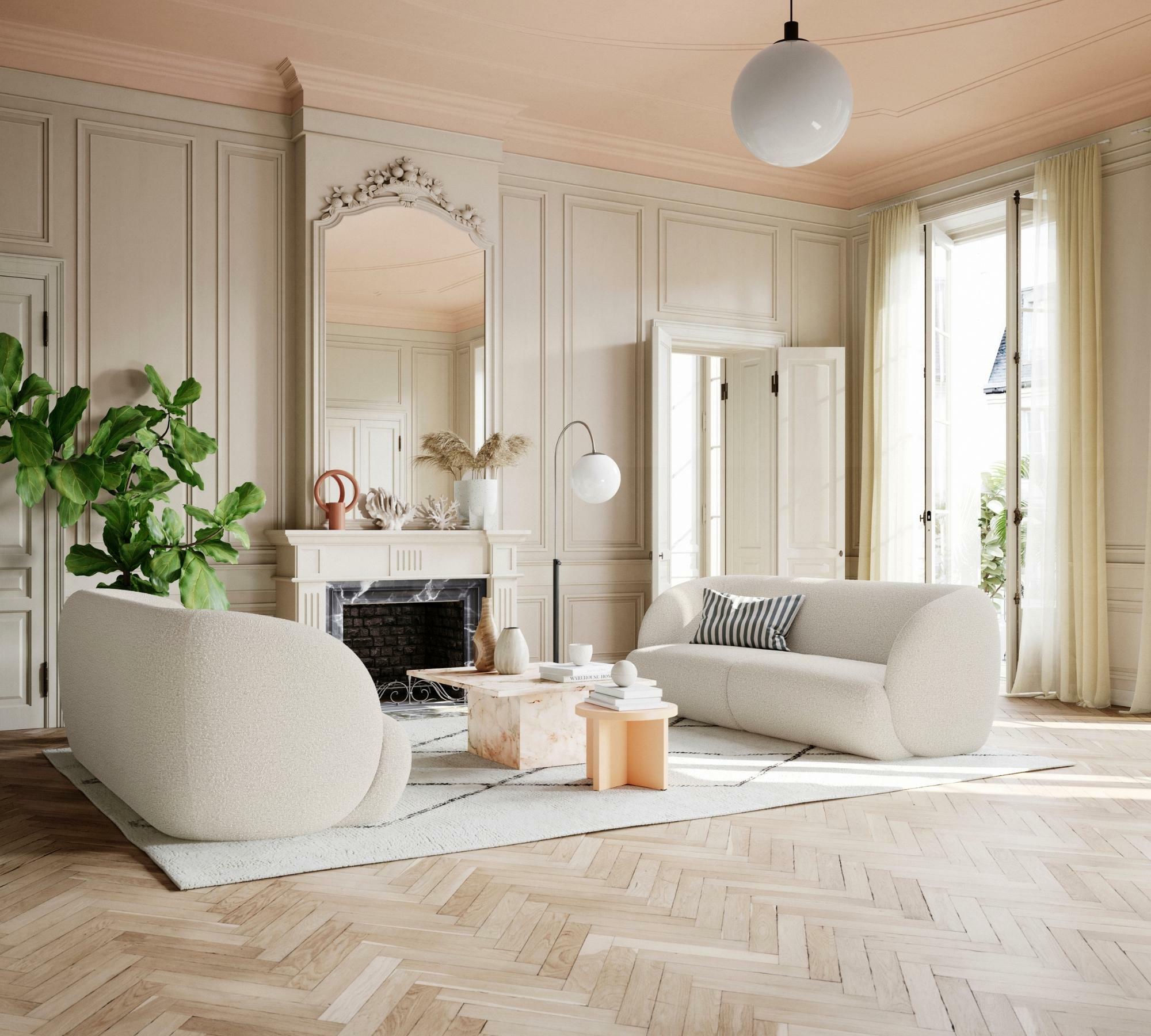 Design-Award-Winning Paula 3-Sitzer Sofa Danny Amber 3