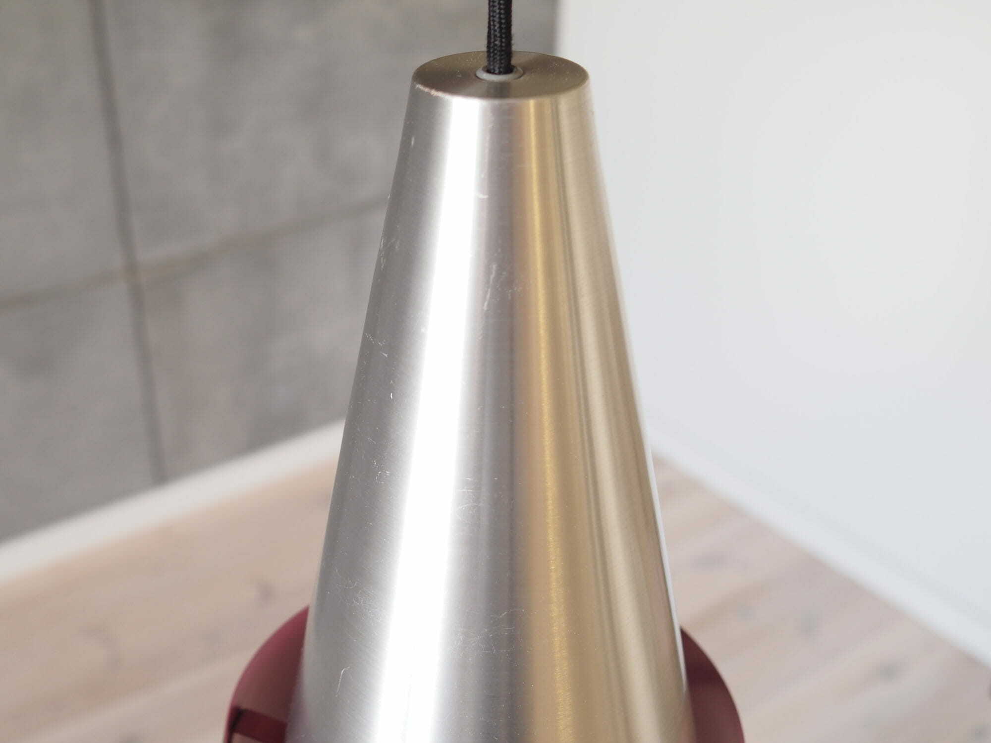 Vintage Pendant Lamp Metal Multicolored 1960s 2