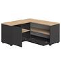 TV-Lowboard Angle 90 Schwarz Eiche Dekor 4