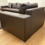 2x Halma Lounge-Sessel Leder Dunkelbraun 2