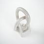 Sculpture Abstract White 1980s 7