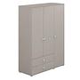 Kleiderschrank Extra Hoch Holz Grau 0