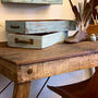 Tisch verschiedene Holzarten Recycelt Braun 3