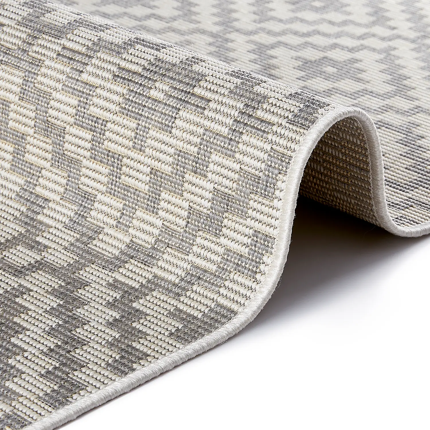 Breeze In-/Outdoorteppich Hellgrau 1