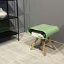 LO 12 Side table Oak wood Steel Pale green 3
