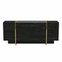 Sideboard Holz Schwarz Marmoroptik 4