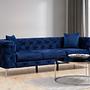 Como Sofa 3-seater Navy Blue 0