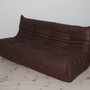 Togo Sofa 3-Sitzer Madras-Leder Braun 2