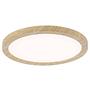 Atria Shine LED-Deckenleuchte Kunststoff Braun 19cm 0