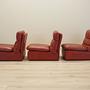 Modulares Sofa Leder Braun 1960er Jahre 3