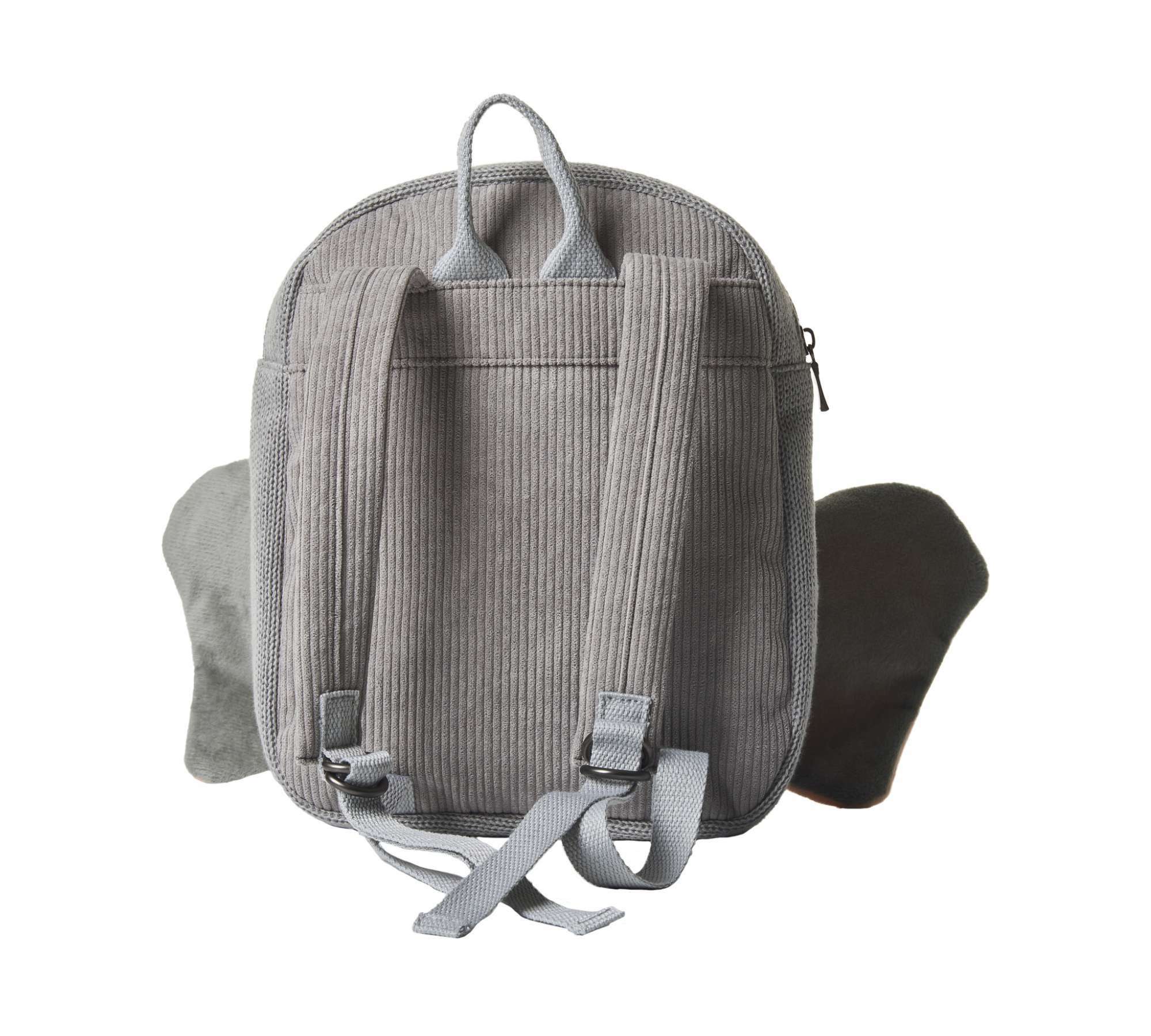 Elefanten Rucksack Baumwolle Grau 7