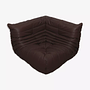Togo Corner Sofa Madras Leather Brown 0