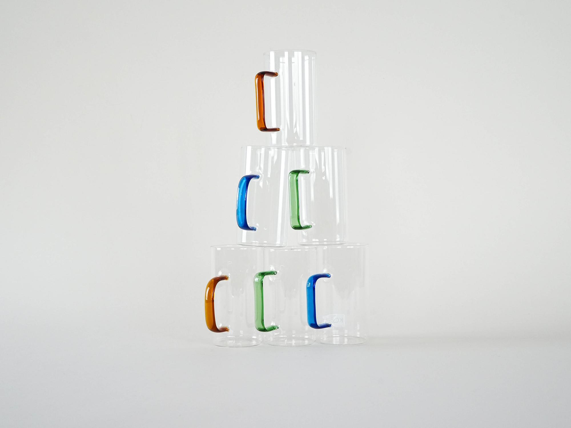 Glasses 6x Multicolored 5