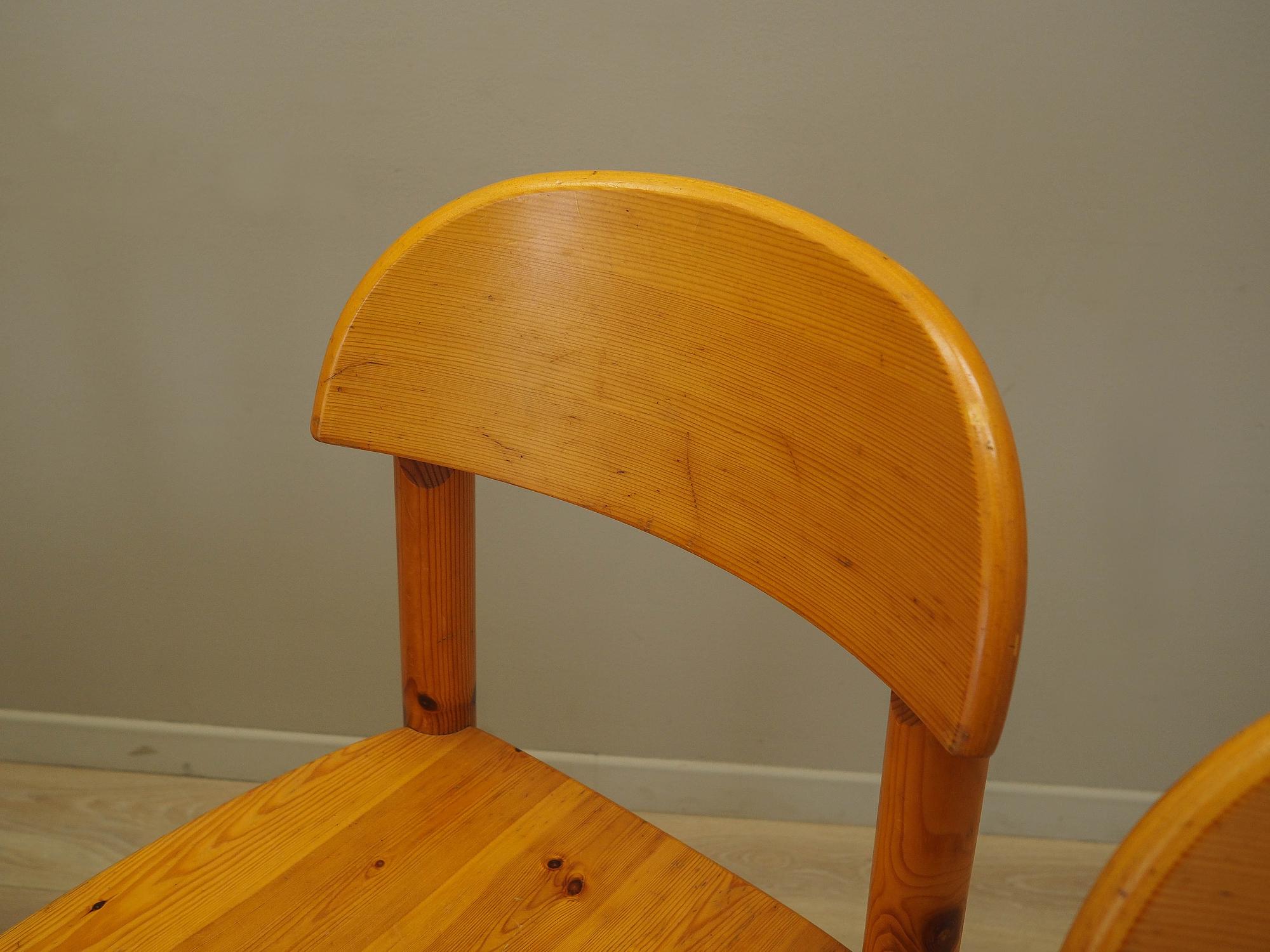 Chair Set 4-piece Brown 1960s 8