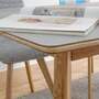 Esstisch Massivholz Grau Braun 3