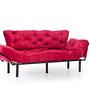 Nitta Triple Sofa Bed 3-Seater Maroon 9