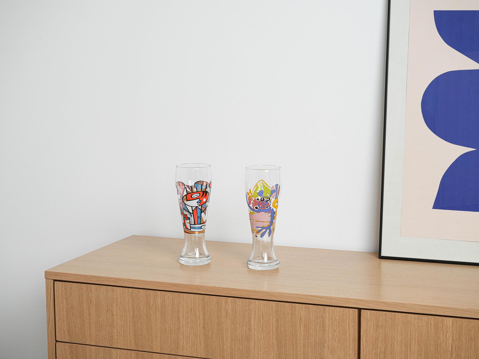 Sammlergläser-Set 1990er Jahre 9