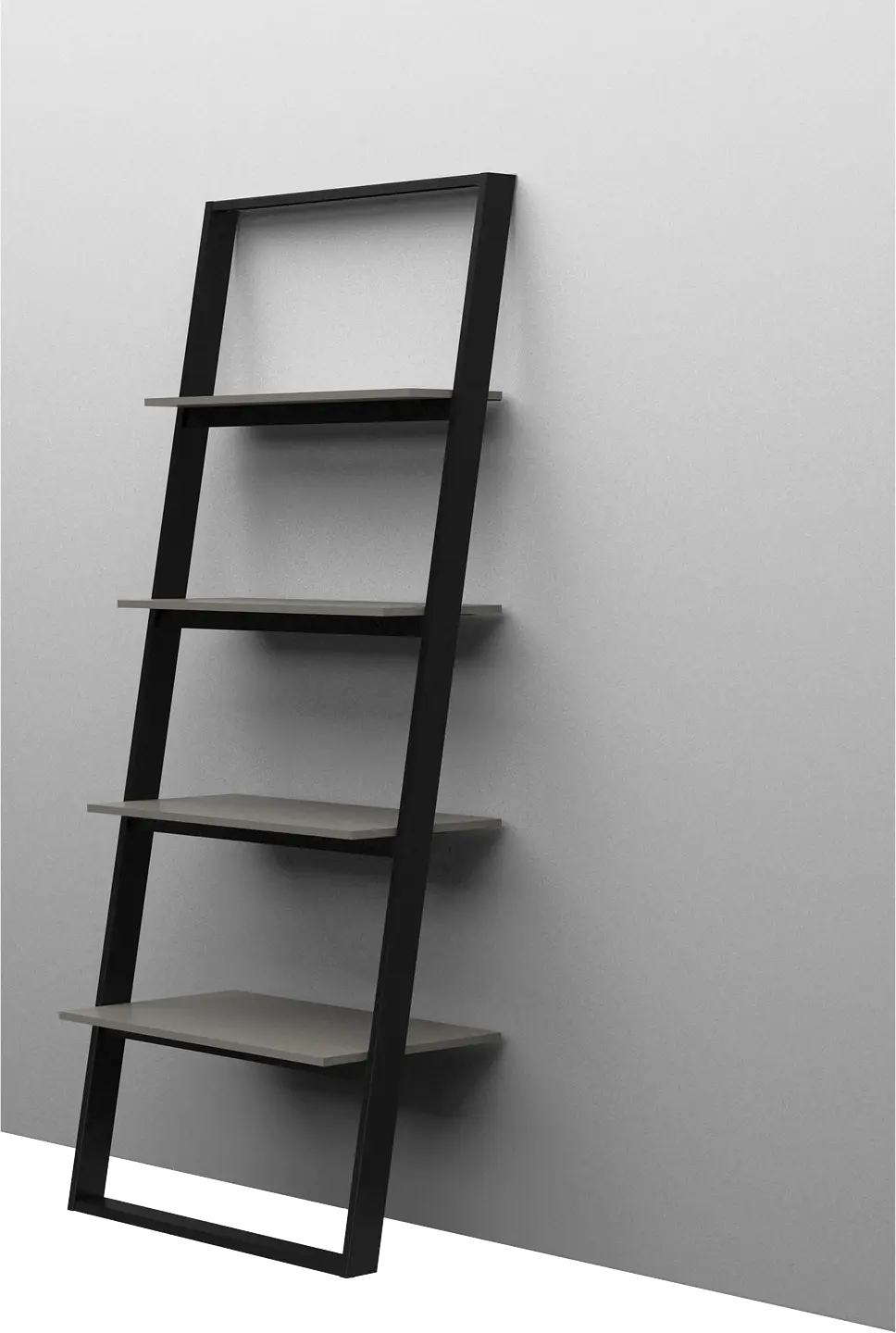 Bordeaux Wandsystem Mattschwarzer Aschgrauer Lack 1