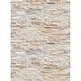 Fototapete Stone Wall Stein Vlies Beige 1