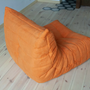 Togo Sessel Textil Orange 6