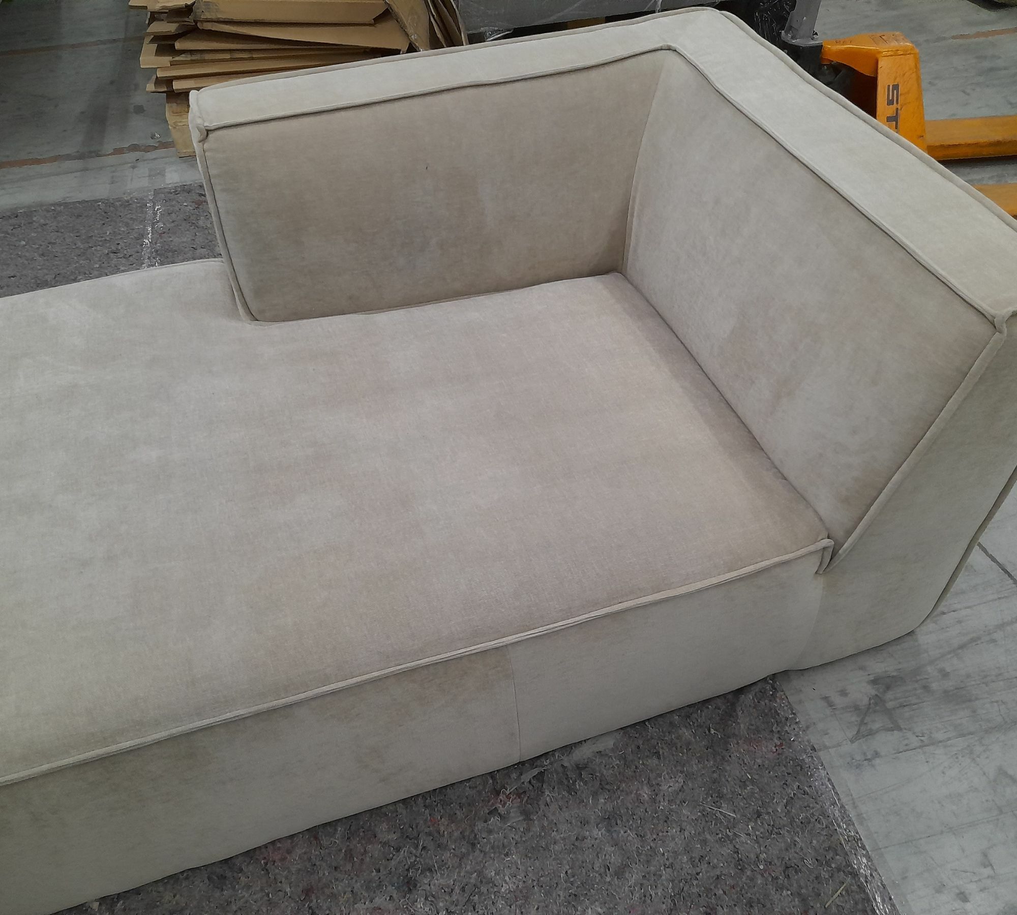 Dane 1-Sitzer Récamiere Links Danny Cream 6