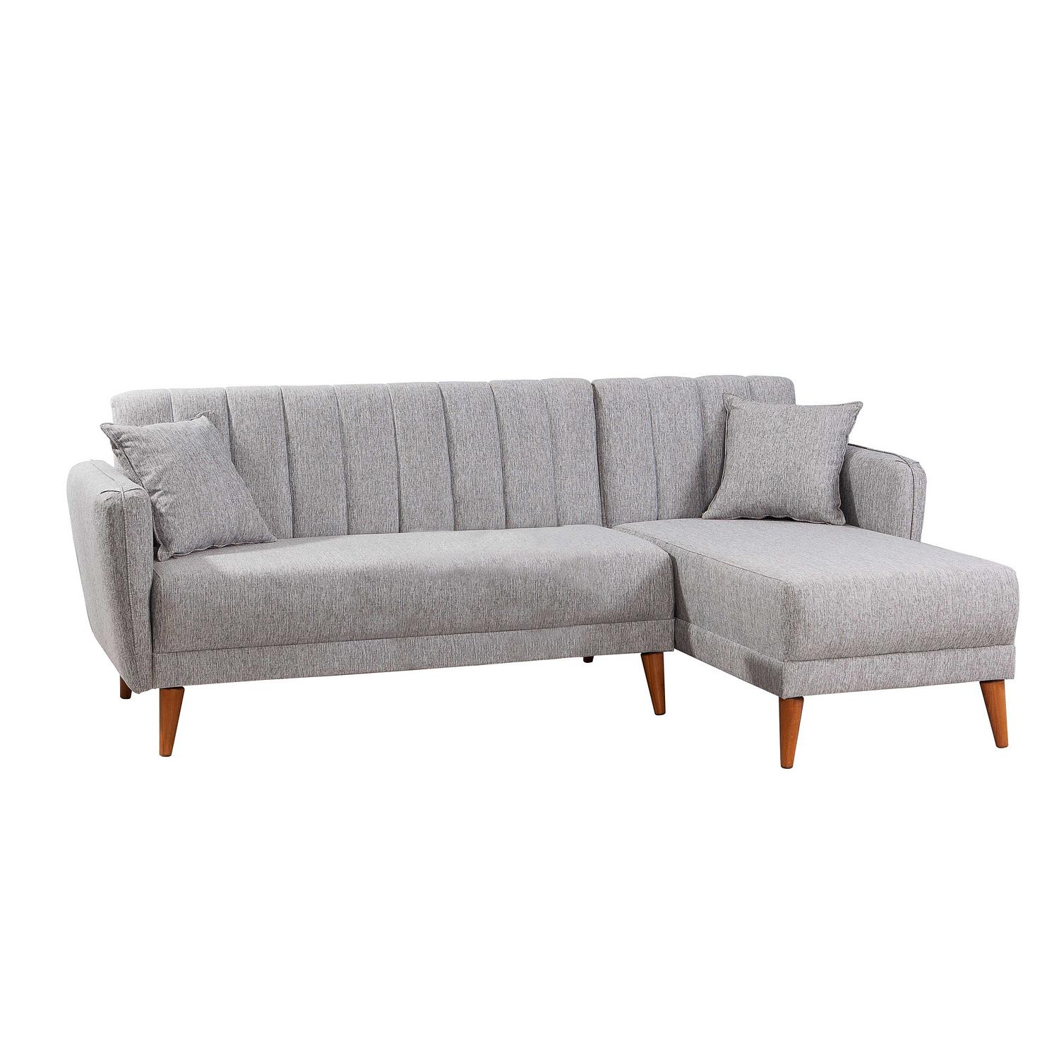 Aqua Corner Schlafsofa Rechts Grau 5