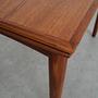 Teak table Brown 1970s 8