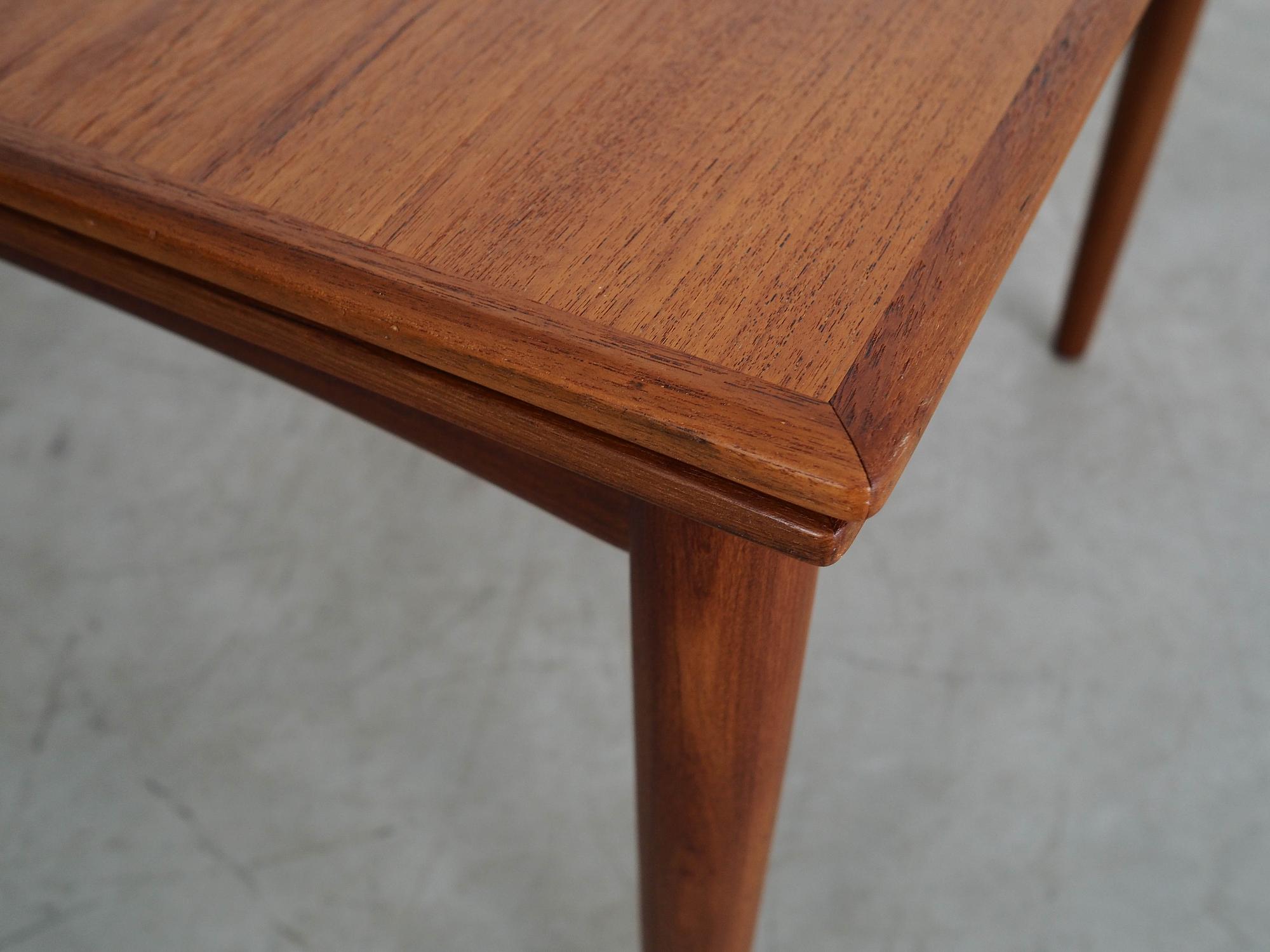 Teak table Brown 1970s 8