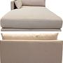 Vincent 1-seater chaise longue left Pasha Dune 5