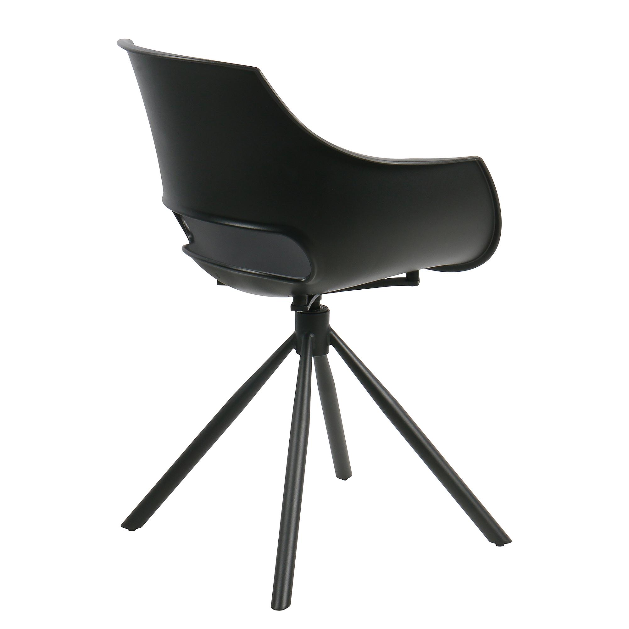 Swivel Armchair Idern Iron Black 4
